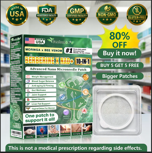 𝐎𝐟𝐟𝐢𝐜𝐢𝐚𝐥 𝐔𝐒 𝐒𝐭𝐨𝐫𝐞 🇺🇸  | 🧑‍⚕️🩺❤️𝐆𝐞𝐞𝐋𝐞𝐦𝐨𝐧® Moringa · Berberine × NAD+ 𝟏𝟎-𝐢𝐧-𝟏 𝐀𝐝𝐯𝐚𝐧𝐜𝐞𝐝 𝐍𝐚𝐧𝐨 𝐌𝐢𝐜𝐫𝐨𝐧𝐞𝐞𝐝𝐥𝐞 𝐏𝐚𝐭𝐜𝐡 — 𝐎𝐧𝐜𝐞 𝐃𝐚𝐢𝐥𝐲, 𝐕𝐢𝐬𝐢𝐛𝐥𝐞 𝐑𝐞𝐬𝐮𝐥𝐭𝐬 𝐢𝐧 𝟕 𝐃𝐚𝐲𝐬