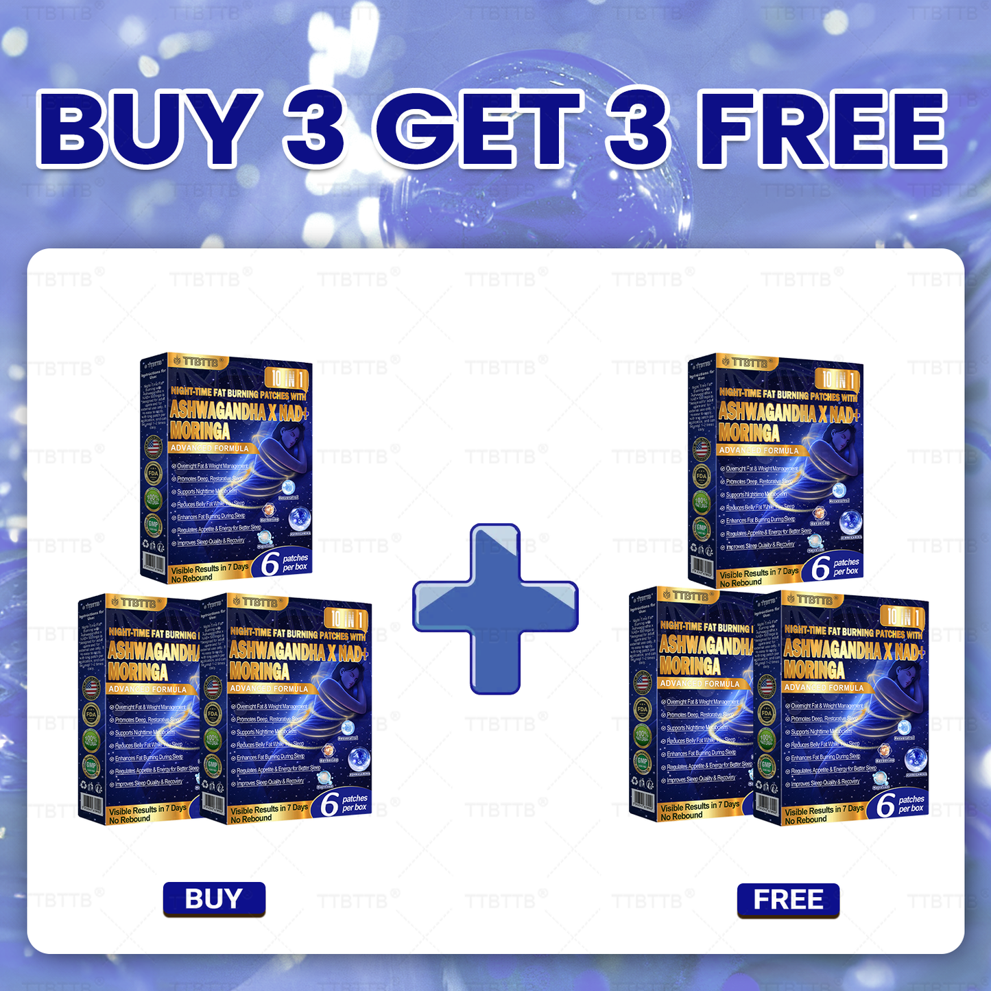 NIGHT-TIME FAT BURNING PATCHES! ZERO PILLS & ZERO WASTE & ZERO STRUGGLE & 100% RESULTS.